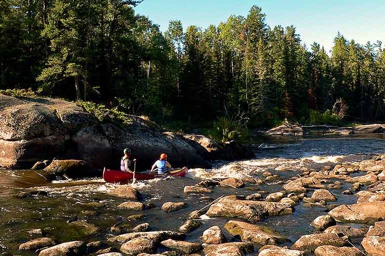 Leave stresses behind on a backcountry camping and canoeing trip.