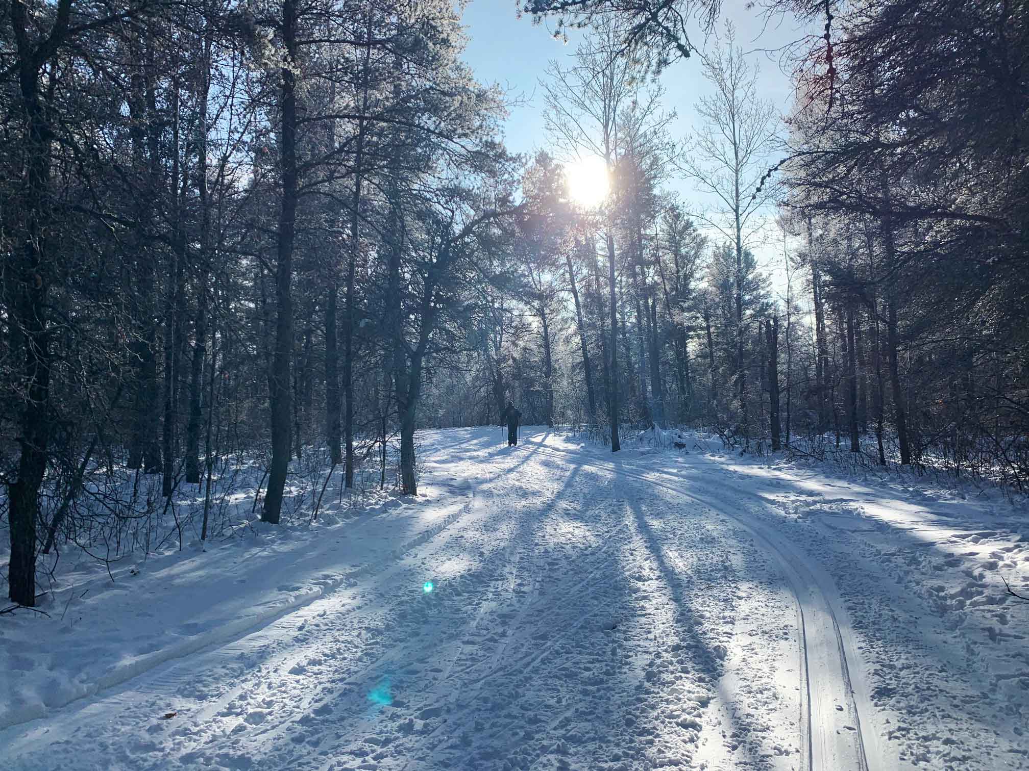 Cross-country skiing in Manitoba