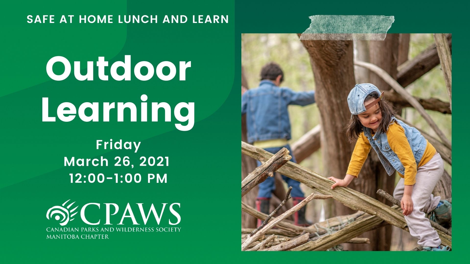 CPAWS Manitoba outdoor learning webinar