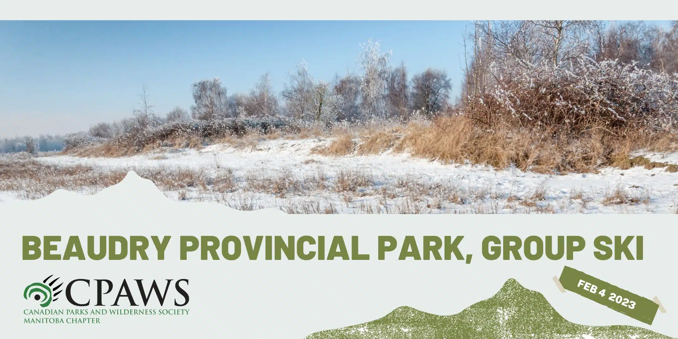 Beaudry Provincial Park Ski Up February 2023 CPAWS