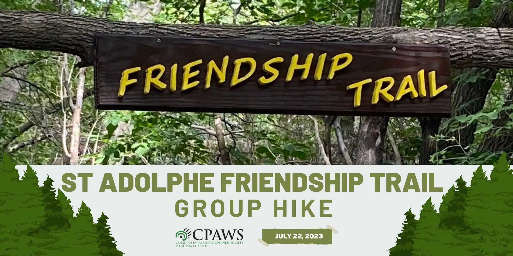 Join CPAWS Manitoba for a group hike on the St Adolphe Friendship Trail just south of Winnipeg.